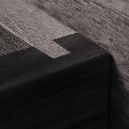 Ferm Living Kompakter Esstisch Feve von Ferm Living Walnut