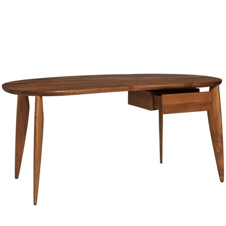 Ferm Living Kompakter Esstisch Feve von Ferm Living Walnut