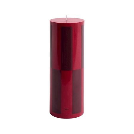 HAY Accessoires Dekorative Säulenkerze Column von Hay Bordeaux