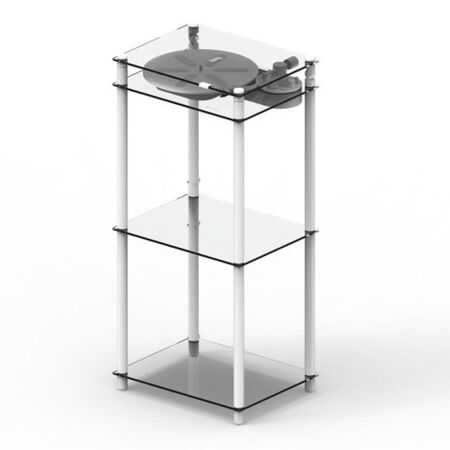 Transparentsound Turntable Tischständer von Transparent Weiss