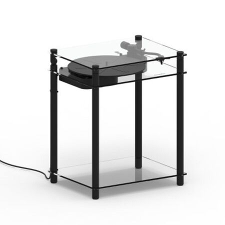 Transparentsound Turntable Tischständer von Transparent Schwarz