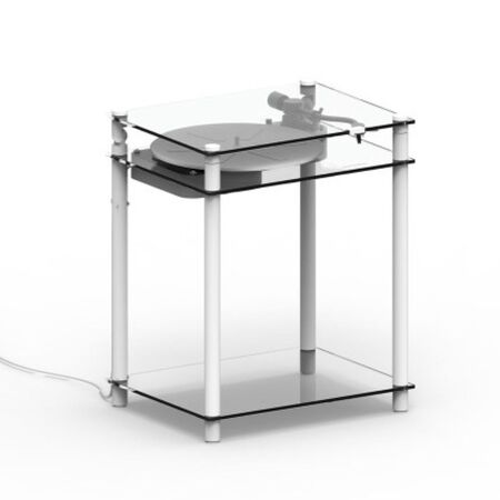 Transparentsound Turntable Tischständer von Transparent Weiss