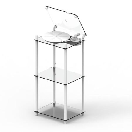 Transparentsound Turntable Tischständer von Transparent Weiss