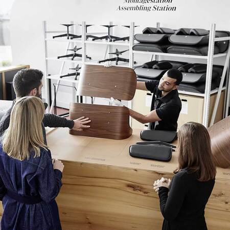 Atelier Package: Eames Lounge Chair & Ottoman in Leder