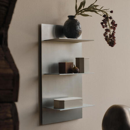 Ferm Living Wandregal Lager Triple Small von Ferm Living Aluminum