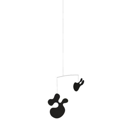 Vitra Plywood Mobile Modell C, Schwarz
