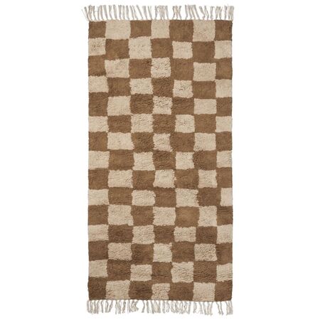 Ferm Living Mara Washable Rug B: 80 cm / H: 150 cm , Tan / Warm Sand