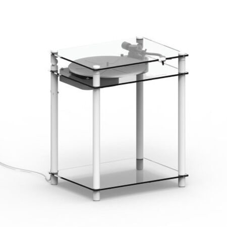 Transparentsound Turntable Tischständer von Transparent Weiss