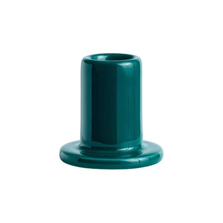 HAY Accessoires Kleiner Kerzenhalter Tube von Hay Dark green
