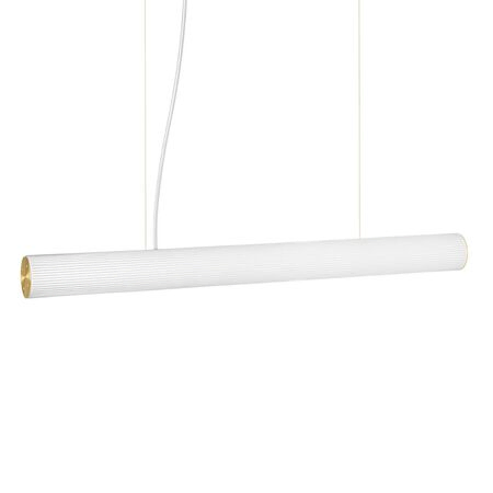 Ferm Living Pendelleuchte Vuelta von Ferm Living L: 100 cm, White/brass