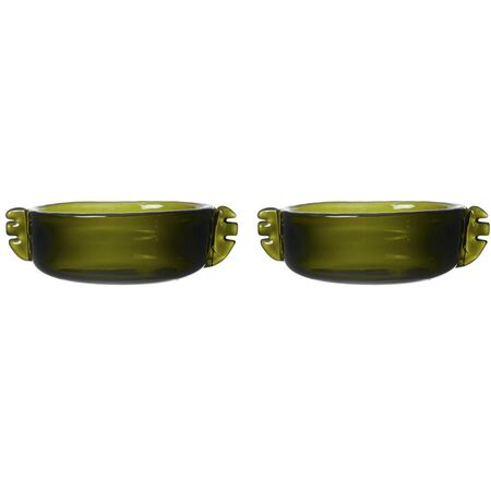 Ferm Living Schüssel Alas im 2er Set von Ferm Living Moss Green, Klein
