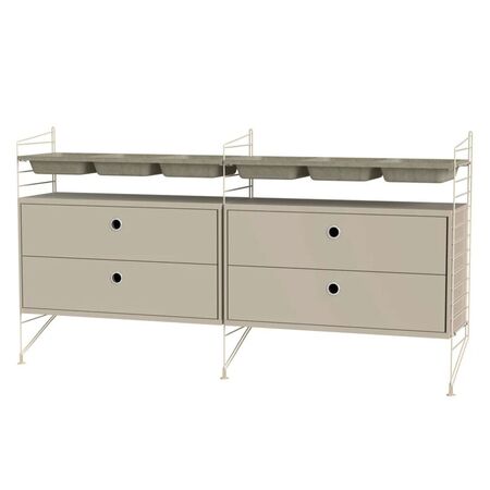 String_Furniture_System_Schlafzimmer_G_Beige_Beige