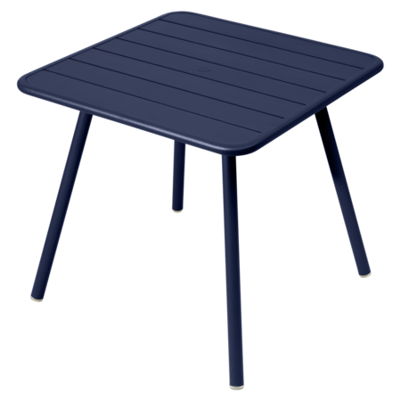 Fermob Luxembourg Tisch Mit 4 Fussen 80 X 80 cm Abyssblau 92