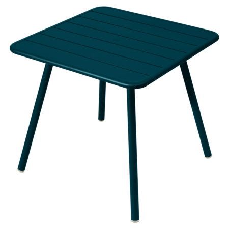 Fermob Luxembourg Tisch Mit 4 Fussen 80 X 80 cm Acapulcoblau 21