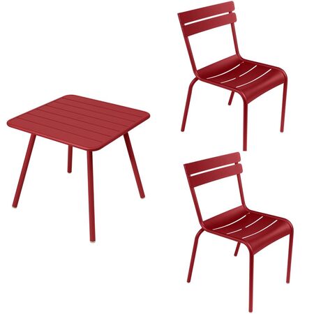 Fermob Luxembourg Tisch Mit 4 Fussen 80 X 80