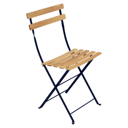 Fermob Bistro Naturel Klappstuhl von Fermob Abyssblau 92