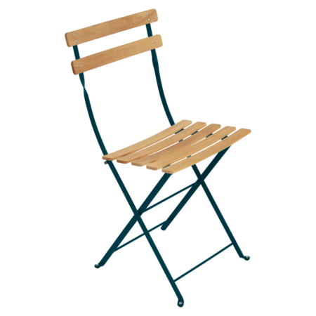 Fermob Bistro Naturel Klappstuhl von Fermob Acapulcoblau 21