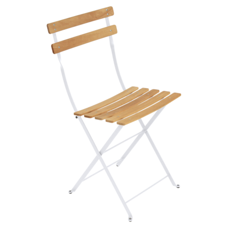 Fermob Bistro Naturel Klappstuhl von Fermob Weiss 01