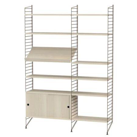 String_Furniture_System_Wohnzimmer_H_Braun_Esche