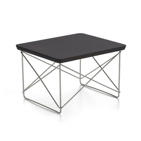 Vitra Occasional Table LTR Edelstahl, Eiche dunkel massiv 