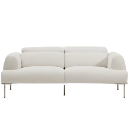 Kave Home 2-Sitzer-Sofa Aurum von Kave Home Stahl Beige