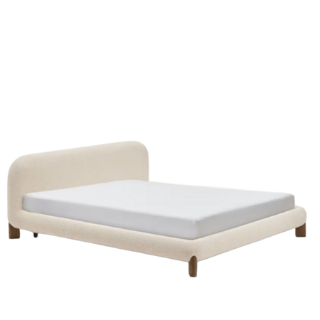 Kave Home Bett Odina von Kave Home B: 203 cm, Nussbaum 