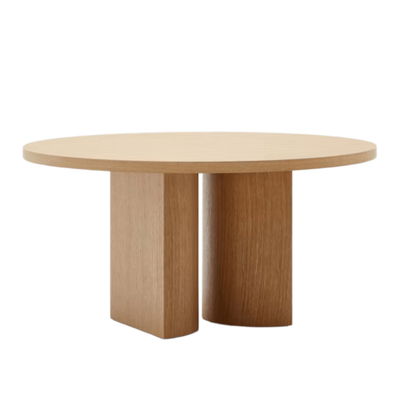 Kave Home Runder Tisch Nealy von Kave Home  Eiche