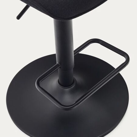 Kave_Home_Zenda_Hocker_Schwarz_MattSchwarz_Details