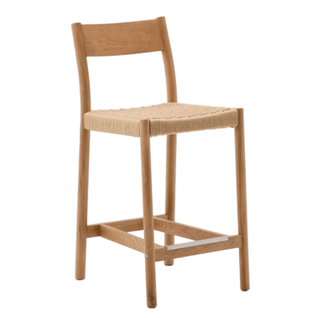 Kave Home Yalia Barhocker von Kave home Eiche natur