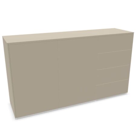 Müller Small Living Sideboard Kombination 4 Aventa von Müller Small Living Steingrau