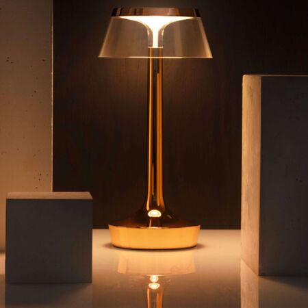 Flos Tischleuchte Bon Jour Unplugged von Flos  Kupfer-1