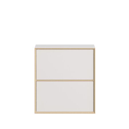 Müller Small Living Schuhschrank Vertiko Shoes von Müller Small Living Weiss, 2 Schubkästen