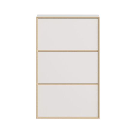 Müller Small Living Schuhschrank Vertiko Shoes von Müller Small Living Weiss, 3 Schubkästen
