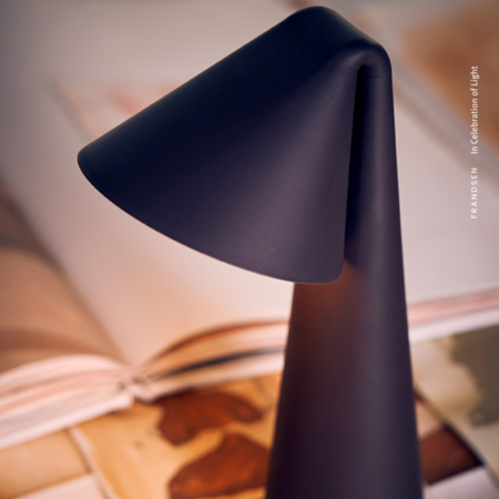 Frandsen Ami Portable Lamp von Frandsen Schokoladen-Ton