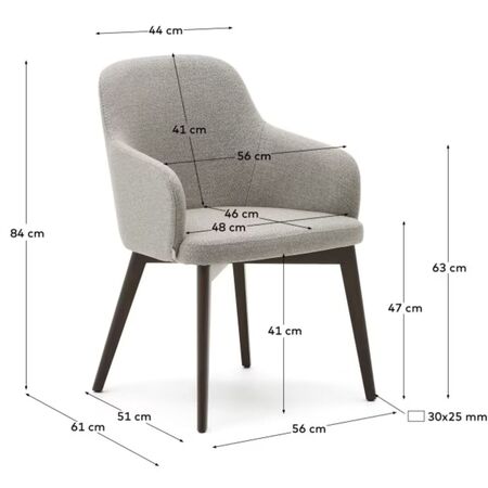 Kave_Home_Nelida_Stuhl_aus_Chenille_Nussbaum_Braun_Dimensions