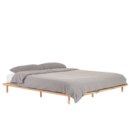 Kave Home Bett Anielle mit Matratze von Kave Home B: 197 cm / Matratze - B: 180 cm / T: 200 cm