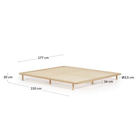 Kave_home_Bett_Anielle_mit_Matratze_177_160_200_Dimensions