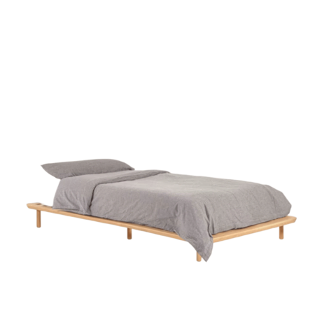 Kave Home Bett Anielle mit Matratze von Kave Home B: 107 cm / Matratze - B: 90 cm / T: 200 cm