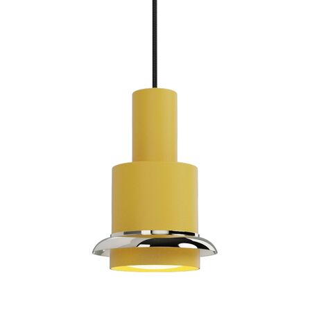 DCWéditions CHAUMONT PENDANT von DCW Gelb-Nickel, Ø: 19 cm 