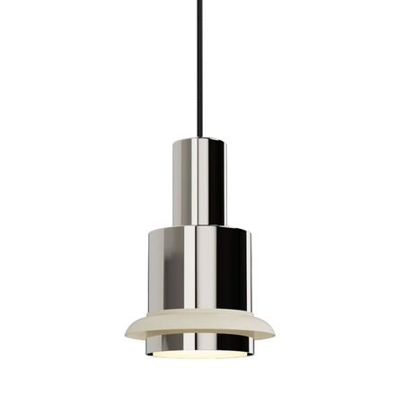 DCWéditions CHAUMONT PENDANT von DCW Nickel-Weiss, Ø: 15 cm 