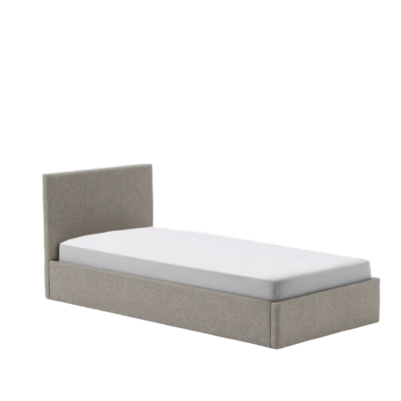 Kave Home Bett mit Bettkasten Nahiri von Kave Home B: 101 cm / Matratze - B: 90 cm / T: 215 cm