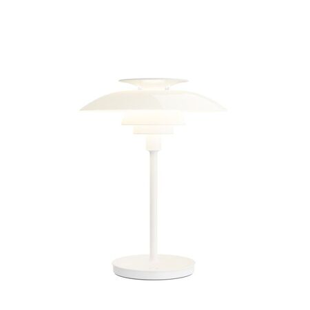 Louis Poulsen Tragbare Lampe PH 80  von Louis Poulsen Acryl Opal Weiss / Weiss