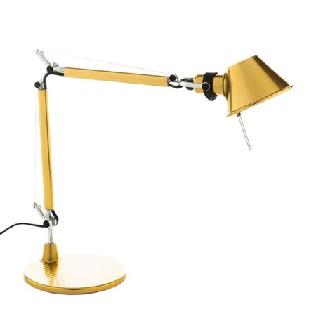 Artemide Tolomeo Micro LED mit Fuss von Artemide Gelb