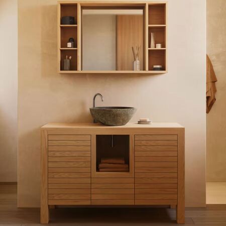 Kave_Home_Neria_Badezimmermöbel_TeakHolz_Lifestyle