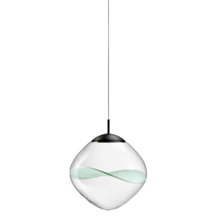 Lumina Pendelleuchte Aether von Lumina Aquamarin-grünes Blütenblatt, 2700 K