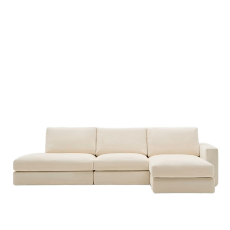 Kave Home Kave Home Alea - Modulares Sofa 5 Sitzer mit Chaiselongue  Rechts