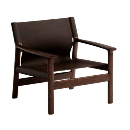 Kave Home Sessel Jan von Kave Home Dunkelbraun