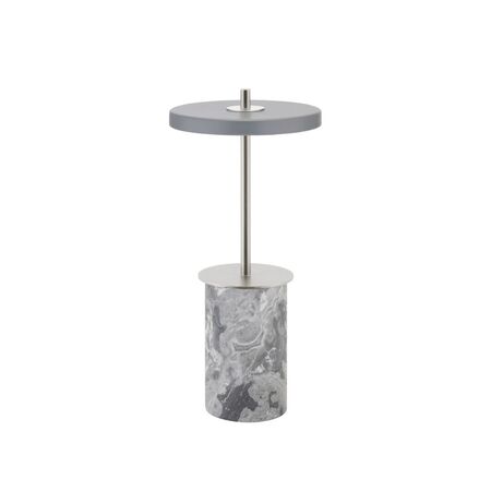 Umage Tischleuchte Asteria Move Mini von Umage Grey Marble Steel