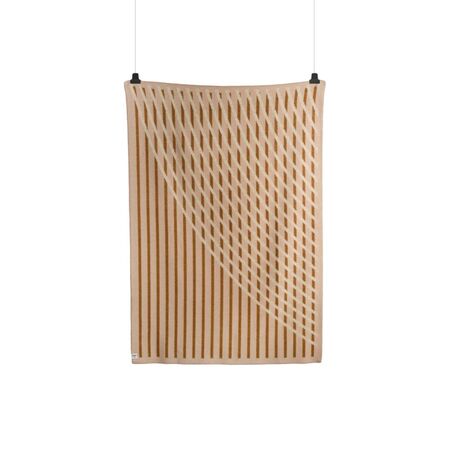 Røros Tweed Lammwolldecke Bislett 135 x 200 cm von Røros Tweed Cappuccino