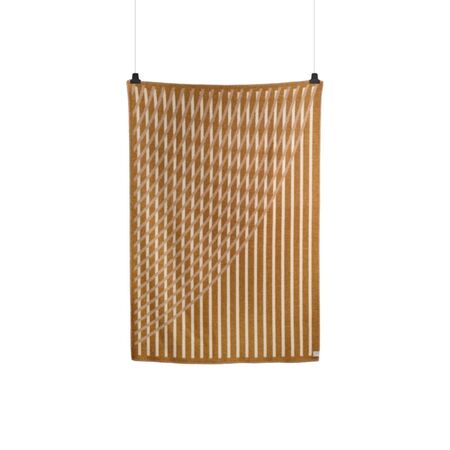 Røros Tweed Lammwolldecke Bislett 135 x 200 cm von Røros Tweed Cappuccino